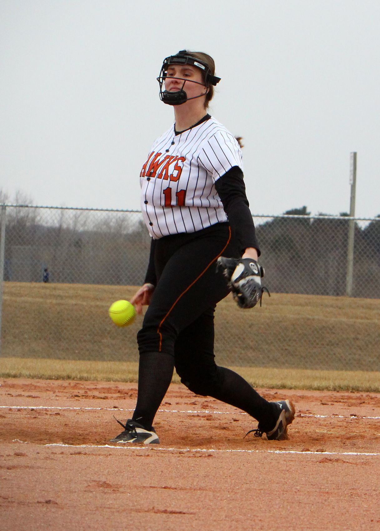 Elk Mound at Bloomer softball 4-4-19